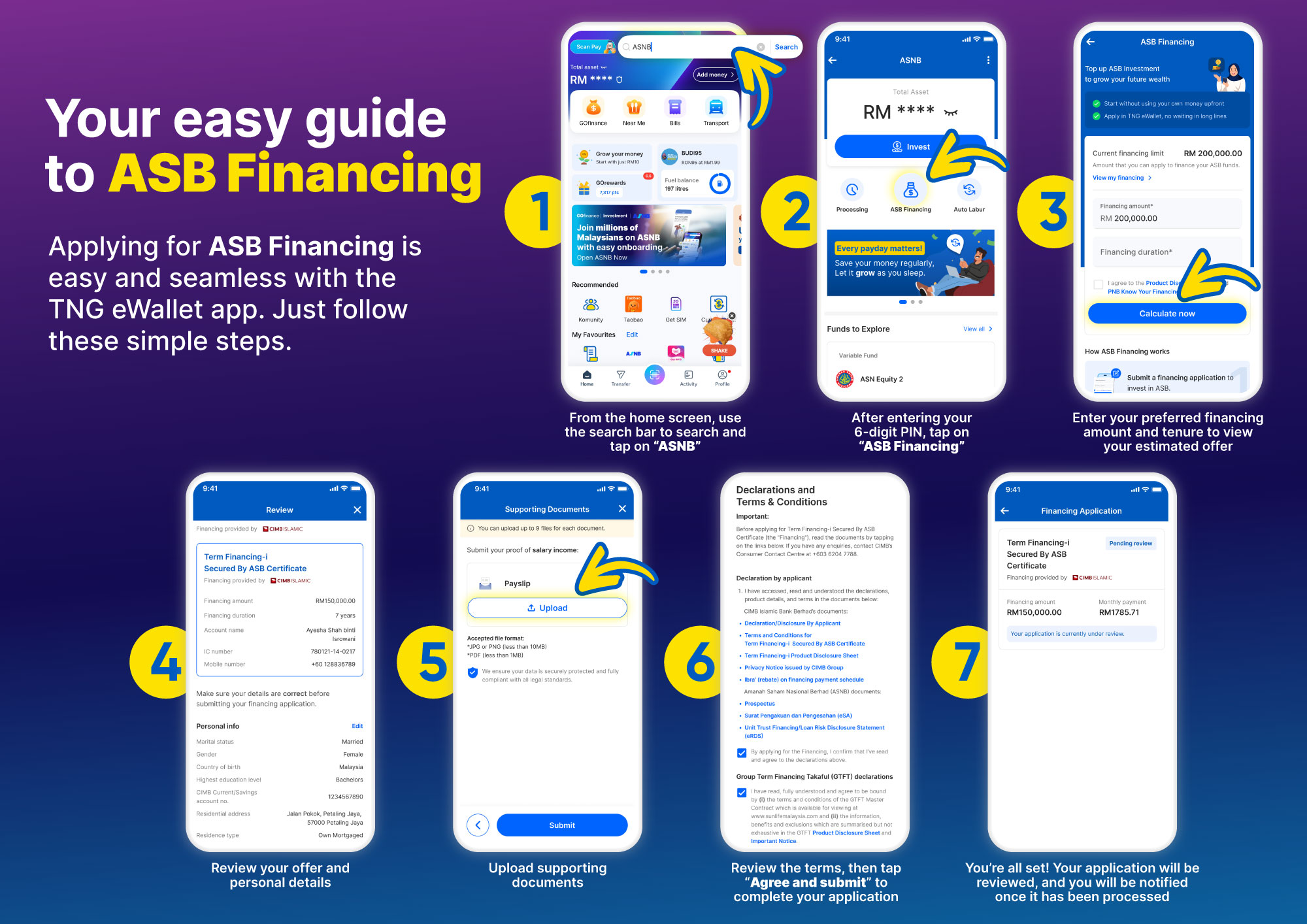 TNG eWallet ASB financing